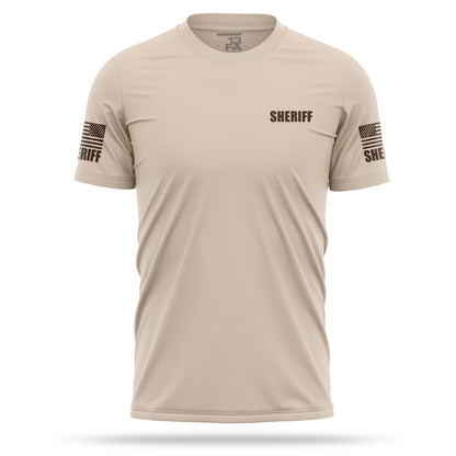 [SHERIFF] Men's Utility Shirt [SND/BRN]-13 Fifty Apparel