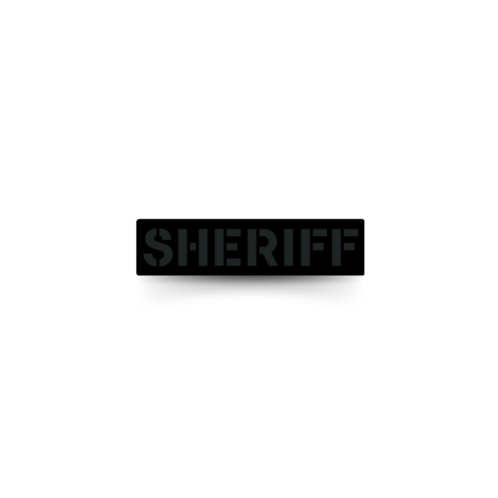 🎁 [SHERIFF] Operator PVC Patch [BLK/BLK] (100% off)-13 Fifty Apparel
