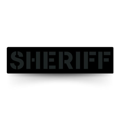 🎁 [SHERIFF] Operator PVC Patch [BLK/BLK] (100% off)-13 Fifty Apparel