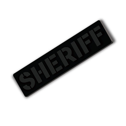 🎁 [SHERIFF] Operator PVC Patch [BLK/BLK] (100% off)-13 Fifty Apparel