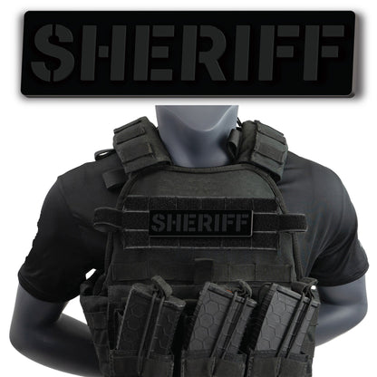 [SHERIFF] Operator PVC Patch [BLK/BLK]-13 Fifty Apparel