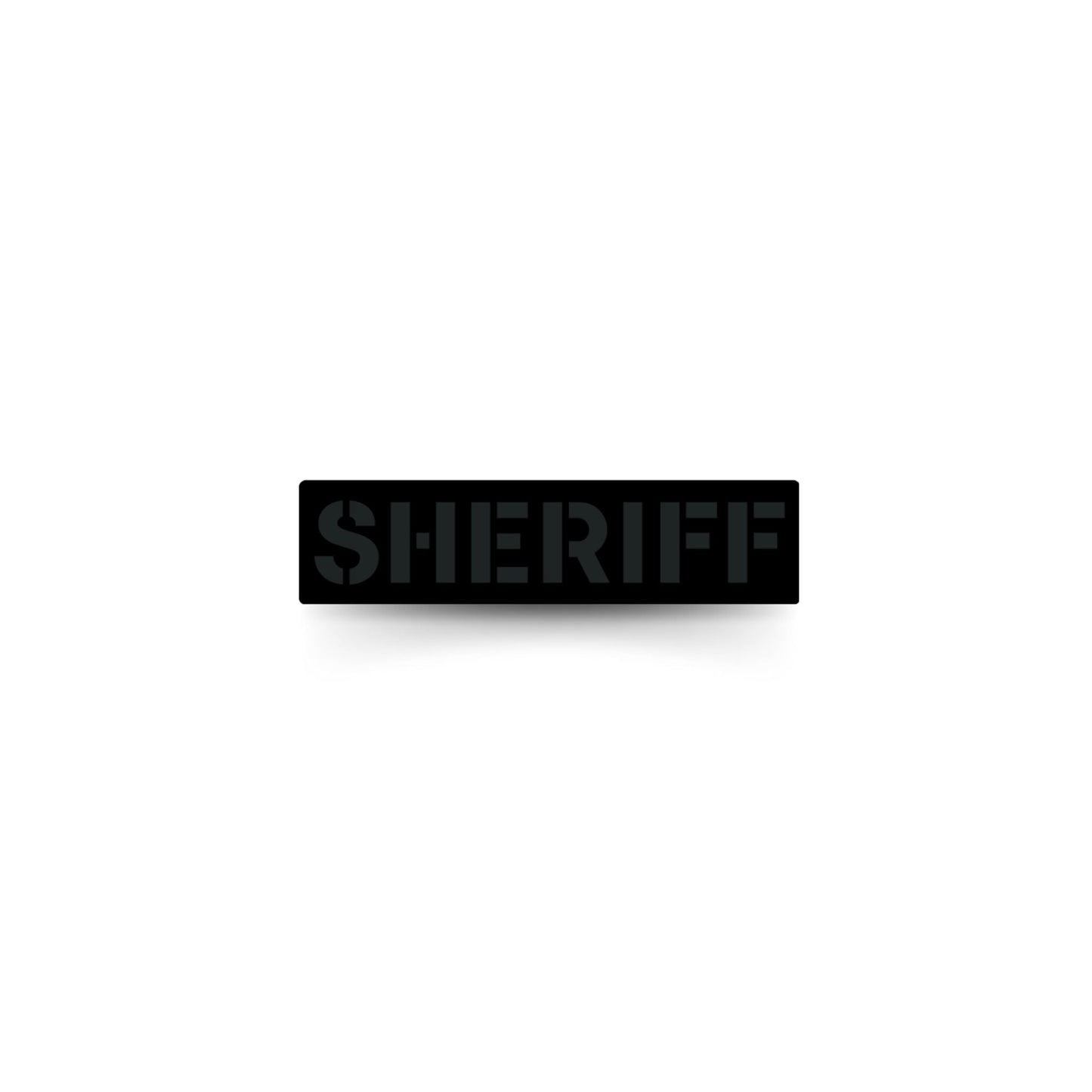 [SHERIFF] Operator PVC Patch [BLK/BLK]-13 Fifty Apparel