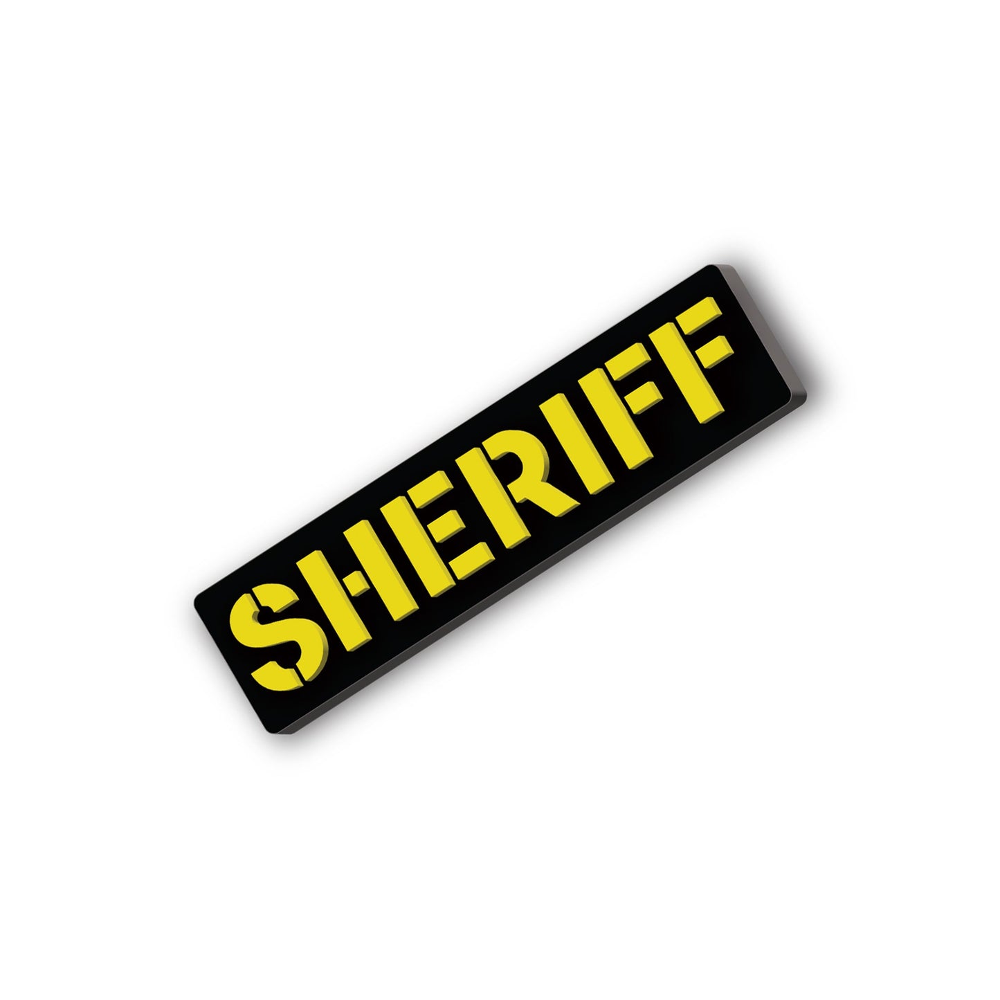 [SHERIFF] Operator PVC Patch [BLK/GLD]-13 Fifty Apparel