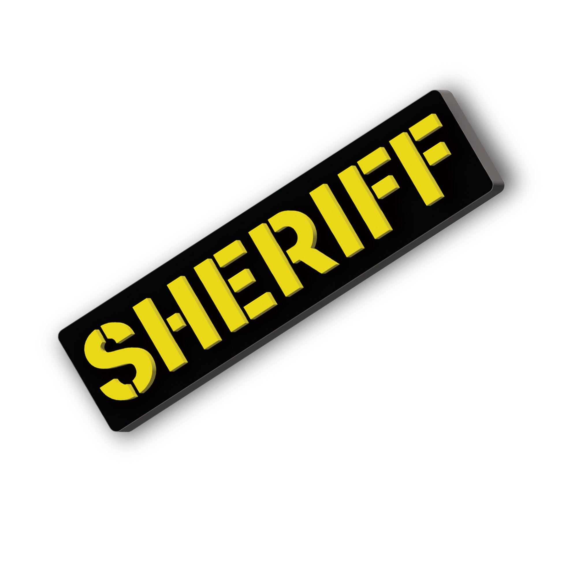 [SHERIFF] Operator PVC Patch [BLK/GLD]-13 Fifty Apparel