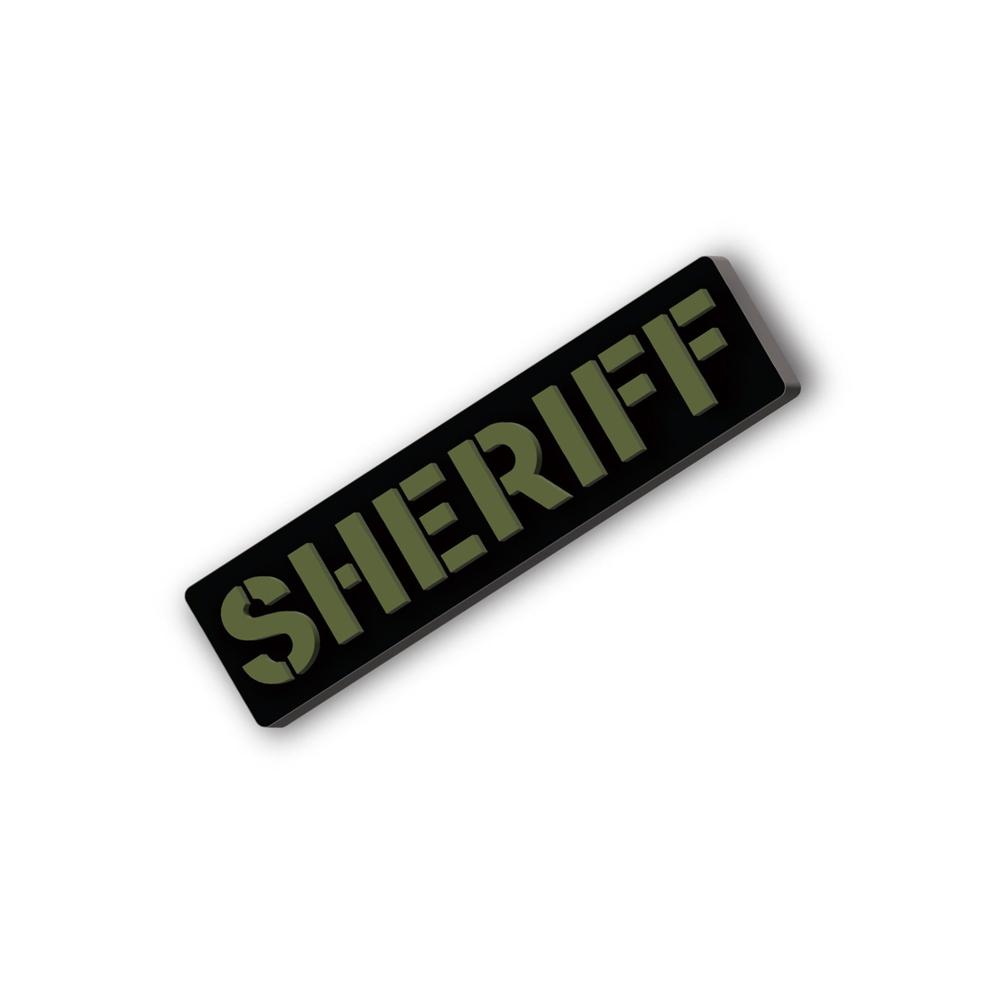 [SHERIFF] Operator PVC Patch [BLK/GRN]-13 Fifty Apparel