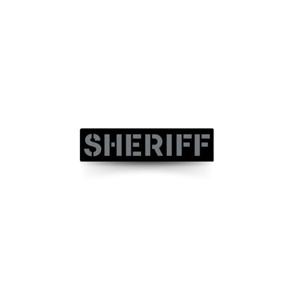 🎁 [SHERIFF] Operator PVC Patch [BLK/GRY] (100% off)-13 Fifty Apparel