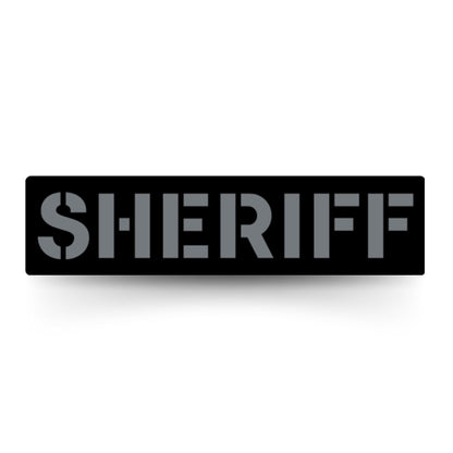 🎁 [SHERIFF] Operator PVC Patch [BLK/GRY] (100% off)-13 Fifty Apparel