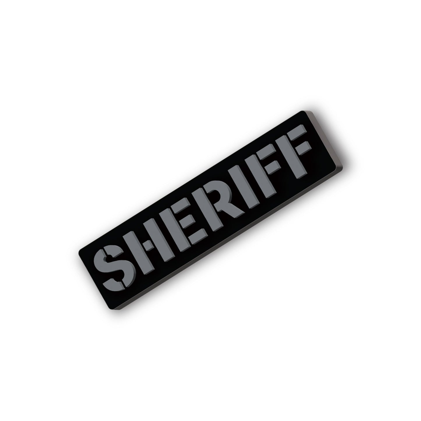 [SHERIFF] Operator PVC Patch [BLK/GRY]-13 Fifty Apparel