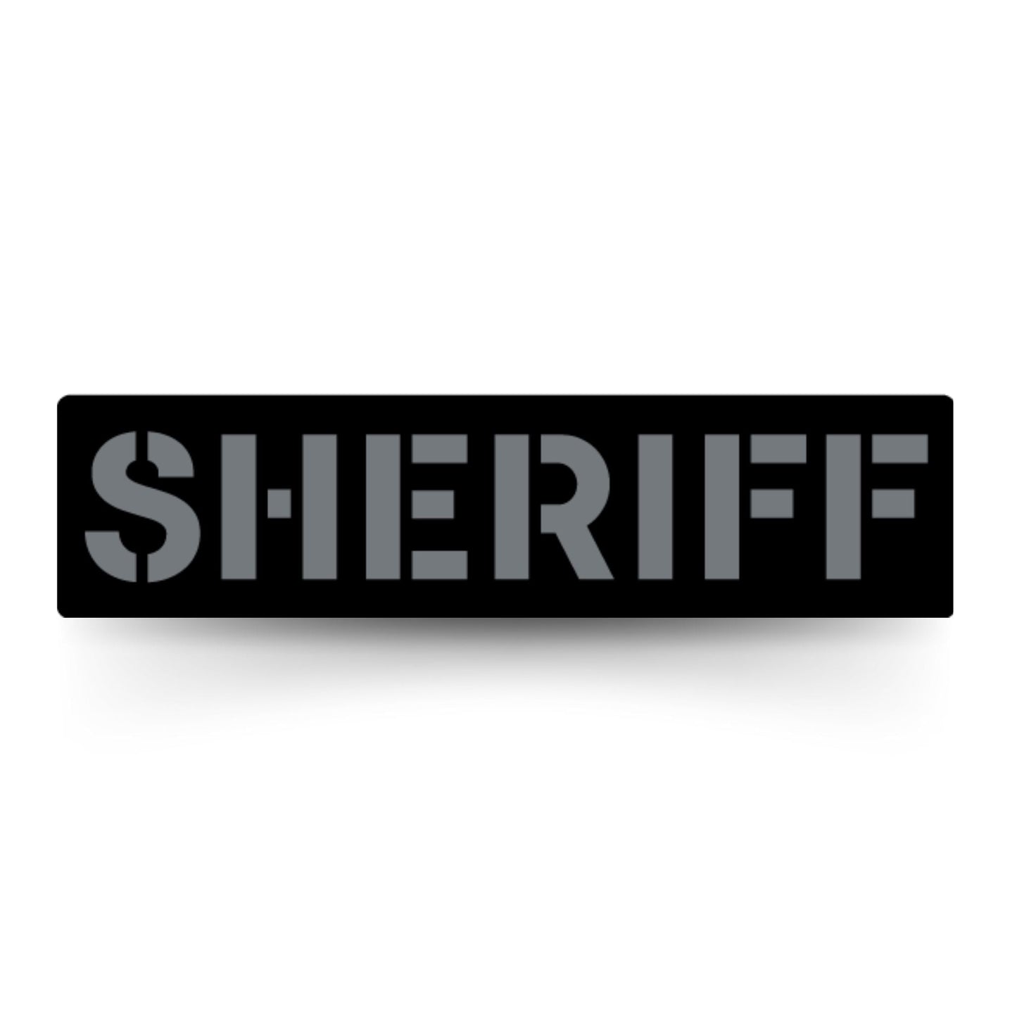 [SHERIFF] Operator PVC Patch [BLK/GRY]-13 Fifty Apparel