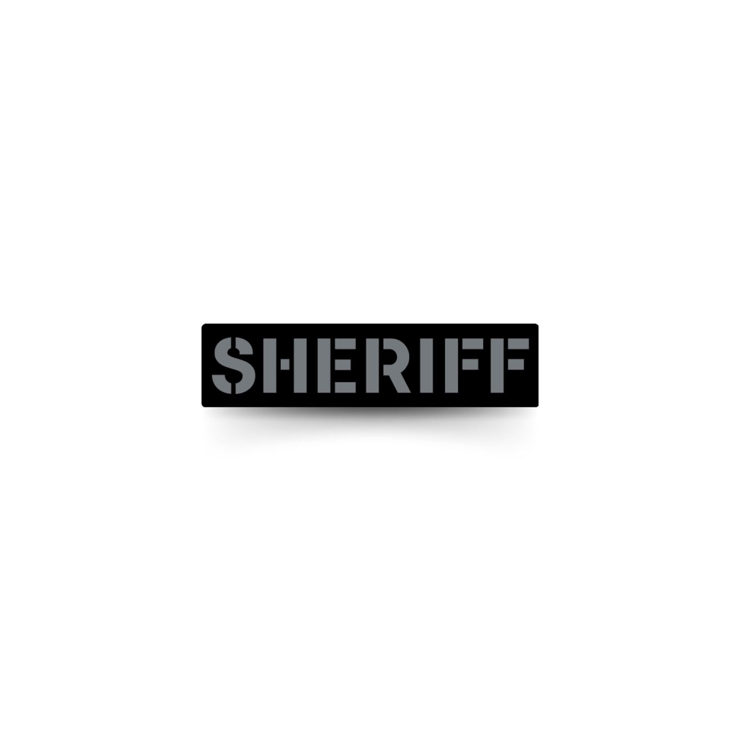 [SHERIFF] Operator PVC Patch [BLK/GRY]-13 Fifty Apparel