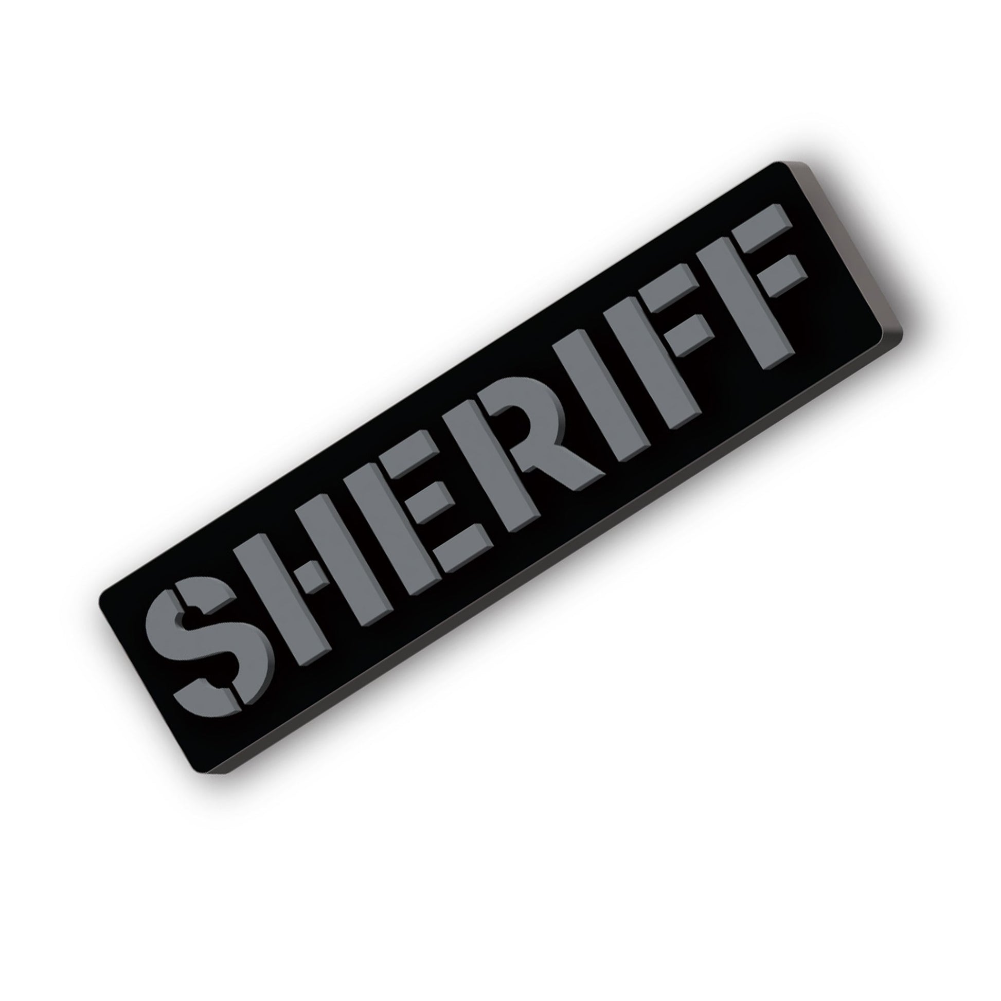 [SHERIFF] Operator PVC Patch [BLK/GRY]-13 Fifty Apparel