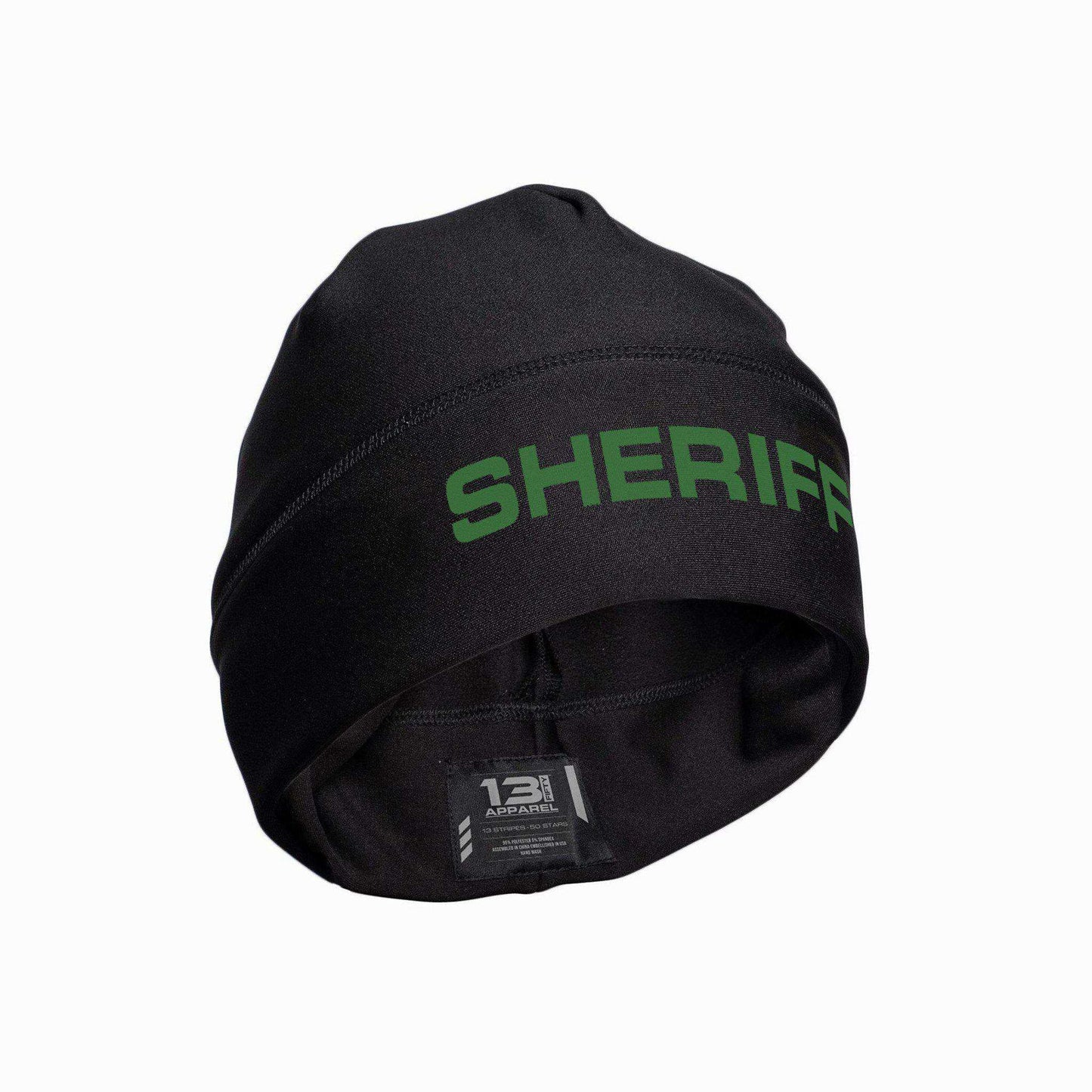 [SHERIFF] Performance Beanie [BLK/GRN] 13 Fifty Apparel 