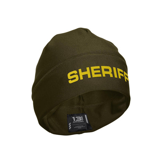 [SHERIFF] Performance Beanie [GRN/GLD]-13 Fifty Apparel