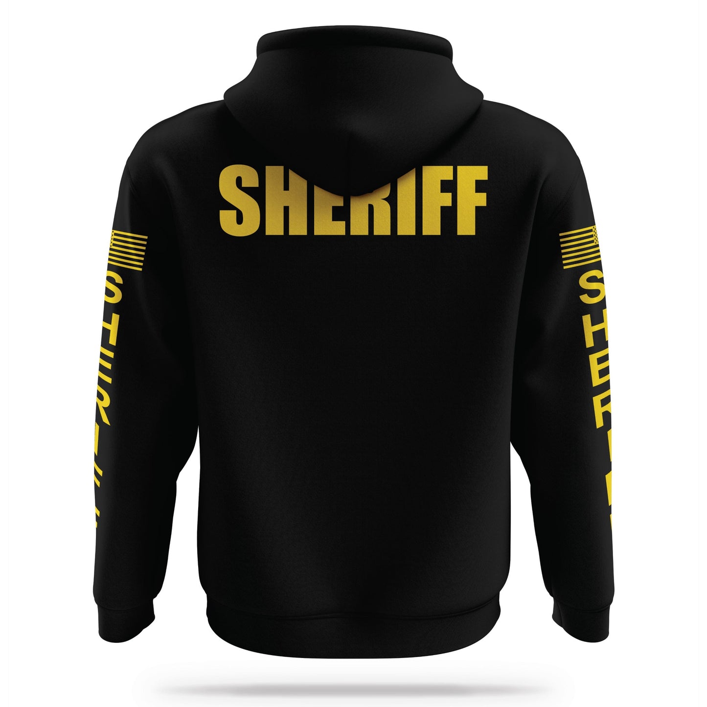 [SHERIFF] Performance Hoodie 2.0 [BLK/GLD]-13 Fifty Apparel