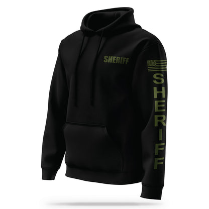 [SHERIFF] Performance Hoodie 2.0 [BLK/GRN]-13 Fifty Apparel