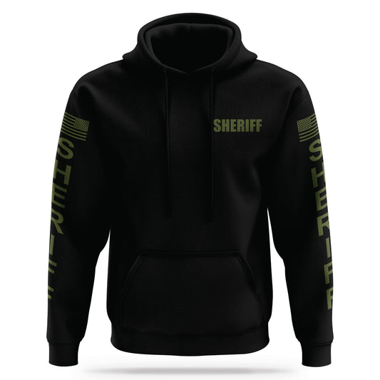 [SHERIFF] Performance Hoodie 2.0 [BLK/GRN]-13 Fifty Apparel