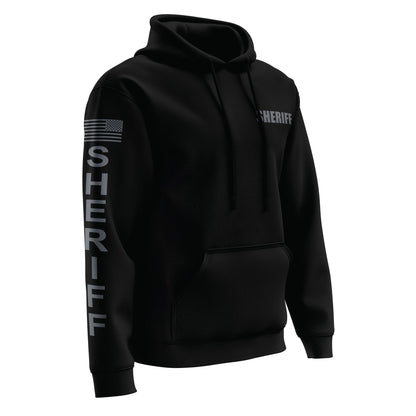 [SHERIFF] Performance Hoodie 2.0 [BLK/GRY]-13 Fifty Apparel