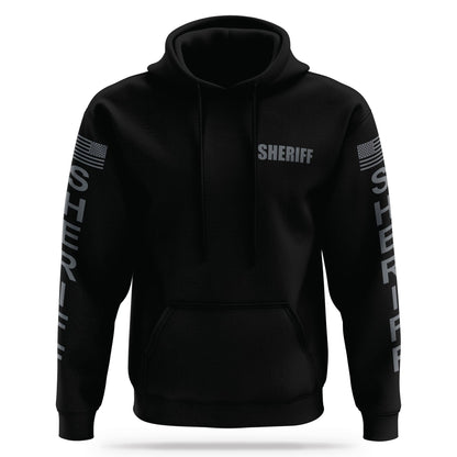 [SHERIFF] Performance Hoodie 2.0 [BLK/GRY]-13 Fifty Apparel