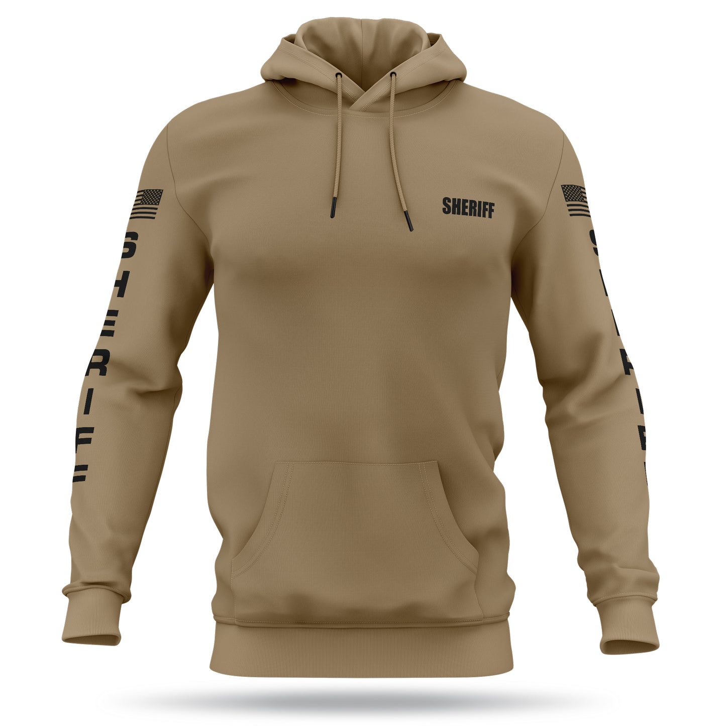 [SHERIFF] Performance Hoodie 2.0 [BRN/BLK]-13 Fifty Apparel