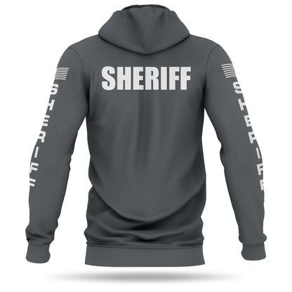 [SHERIFF] Performance Hoodie 2.0 [GRY/WHT]-13 Fifty Apparel