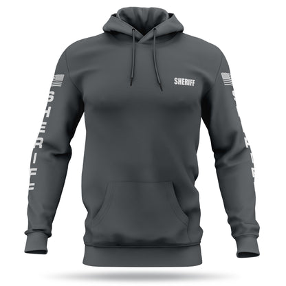[SHERIFF] Performance Hoodie 2.0 [GRY/WHT]-13 Fifty Apparel
