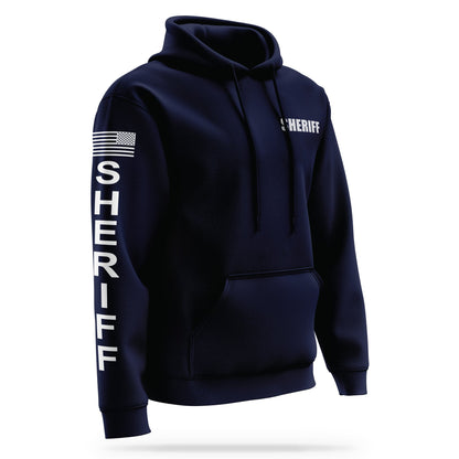 [SHERIFF] Performance Hoodie 2.0 [NVY/WHT]-13 Fifty Apparel