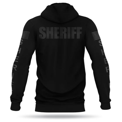 [SHERIFF] Performance Hoodie [BLK/BLK]-13 Fifty Apparel