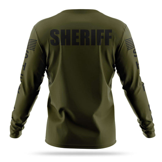 [SHERIFF] Performance Long Sleeve [GRN/BLK]-13 Fifty Apparel