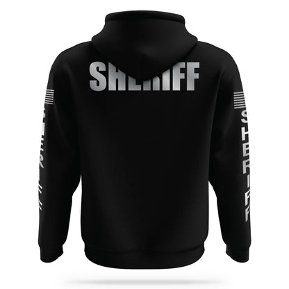 [SHERIFF] Reflective Performance Hoodie 2.0 [BLK/REF]-13 Fifty Apparel