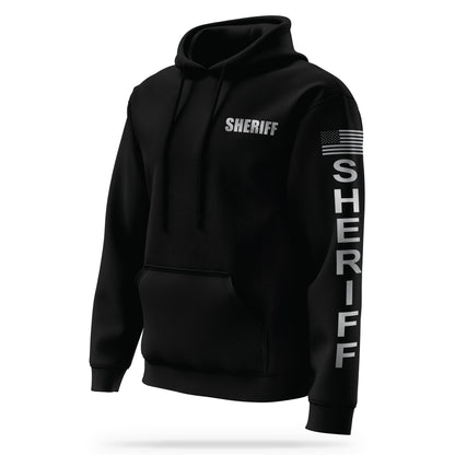 [SHERIFF] Reflective Performance Hoodie 2.0 [BLK/REF]-13 Fifty Apparel