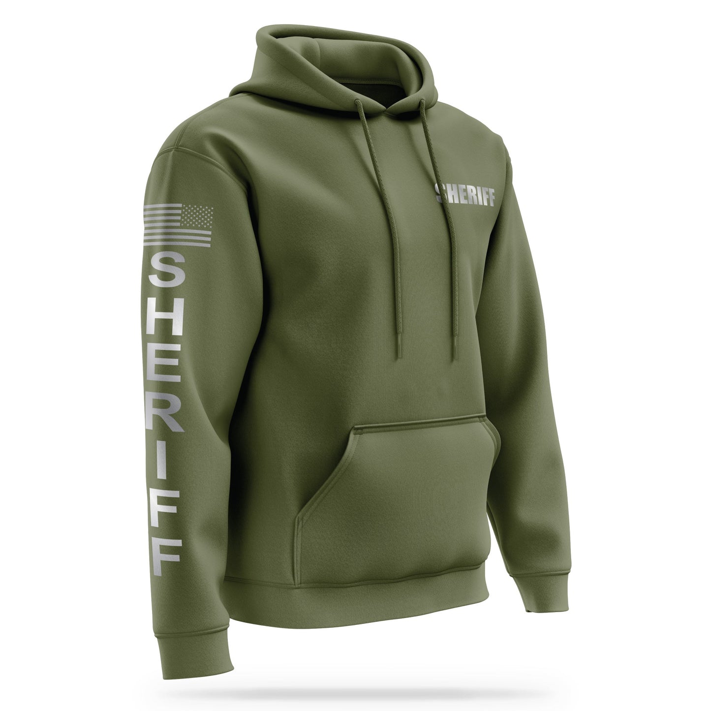 [SHERIFF] Reflective Performance Hoodie 2.0 [GRN/REF]-13 Fifty Apparel