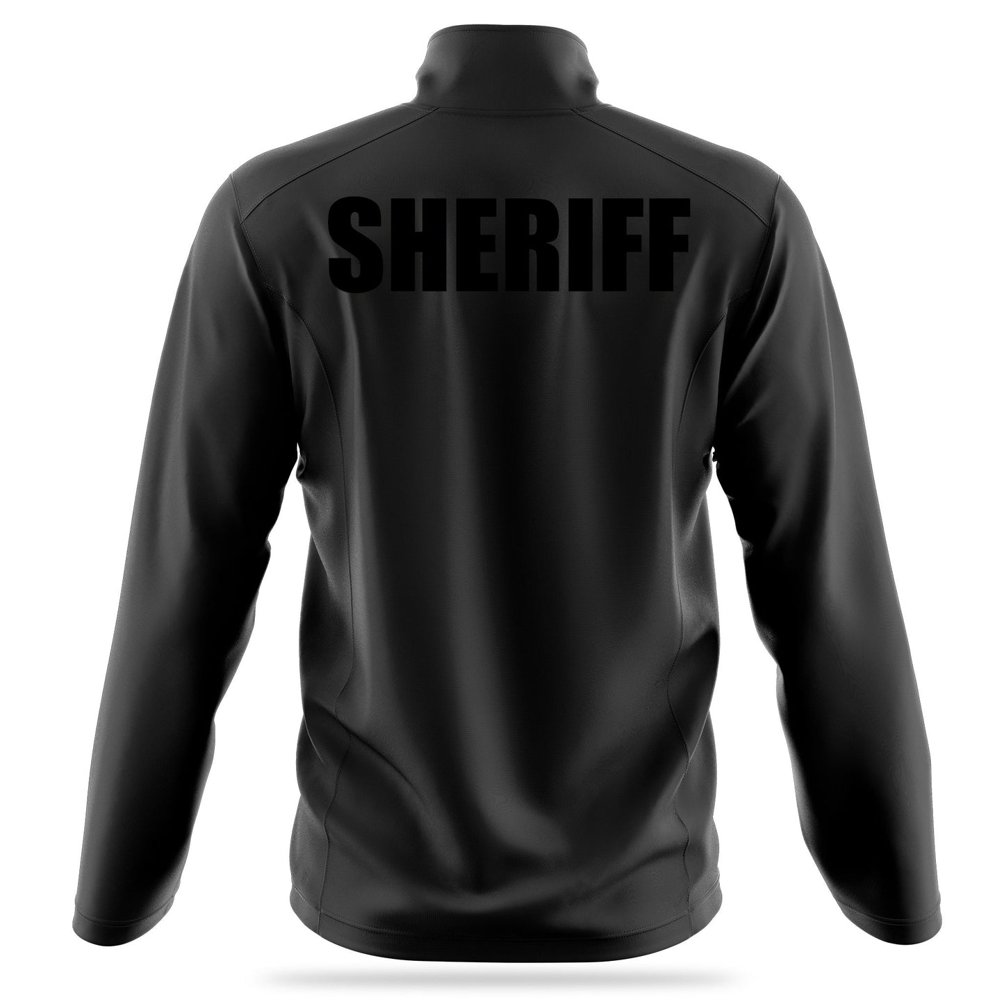 [SHERIFF] Soft Shell Jacket [BLK/BLK]-13 Fifty Apparel