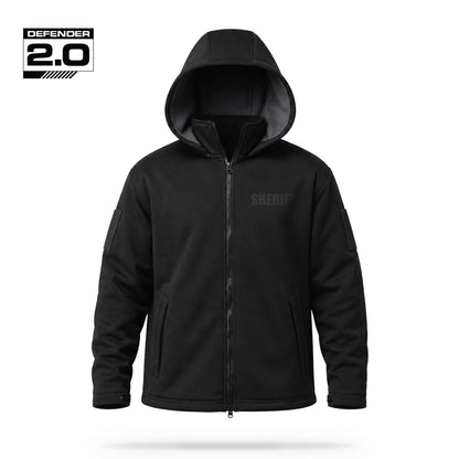 [SHERIFF] Tactical Defender Jacket [BLK/BLK]-13 Fifty Apparel