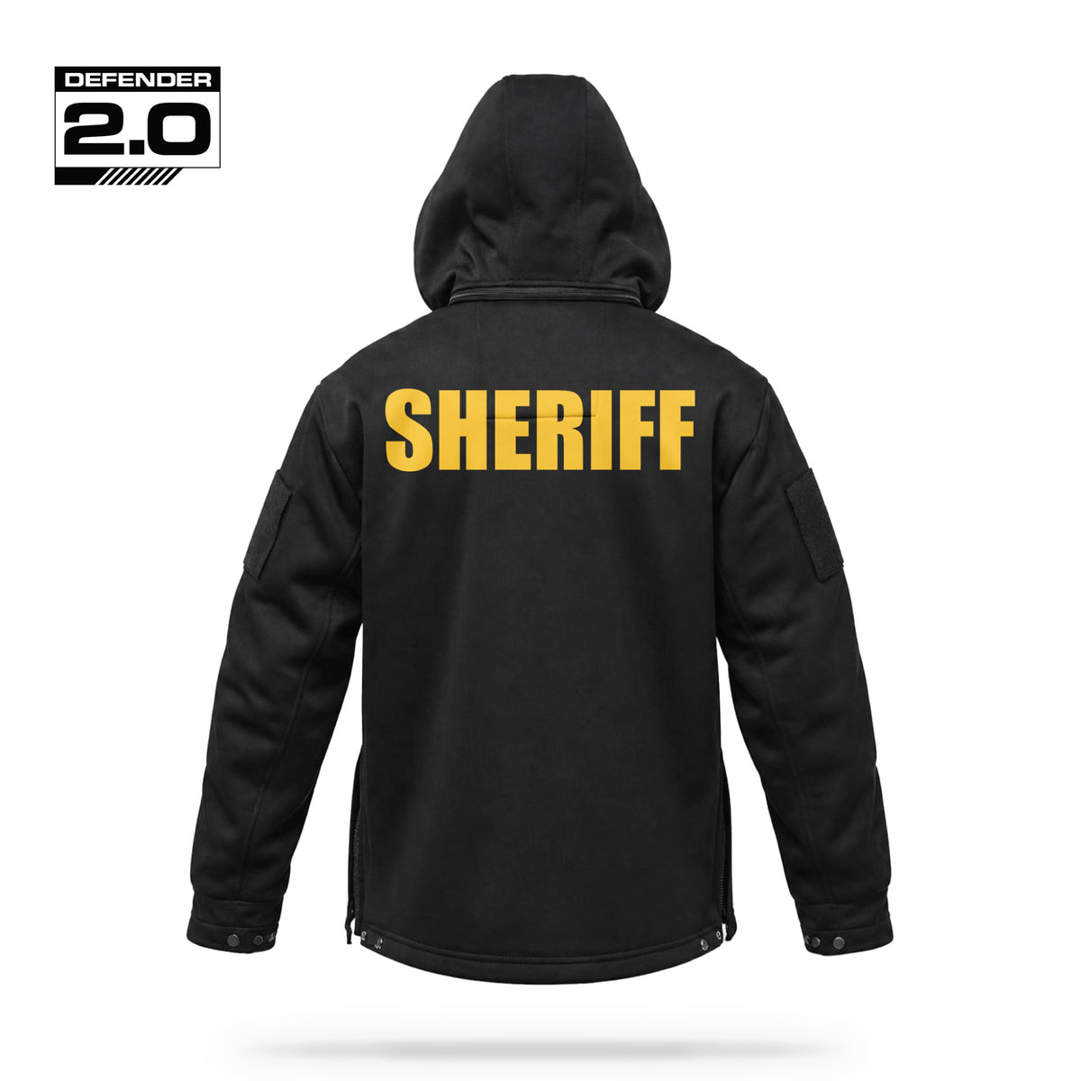 [SHERIFF] Tactical Defender Jacket [BLK/GLD]-13 Fifty Apparel