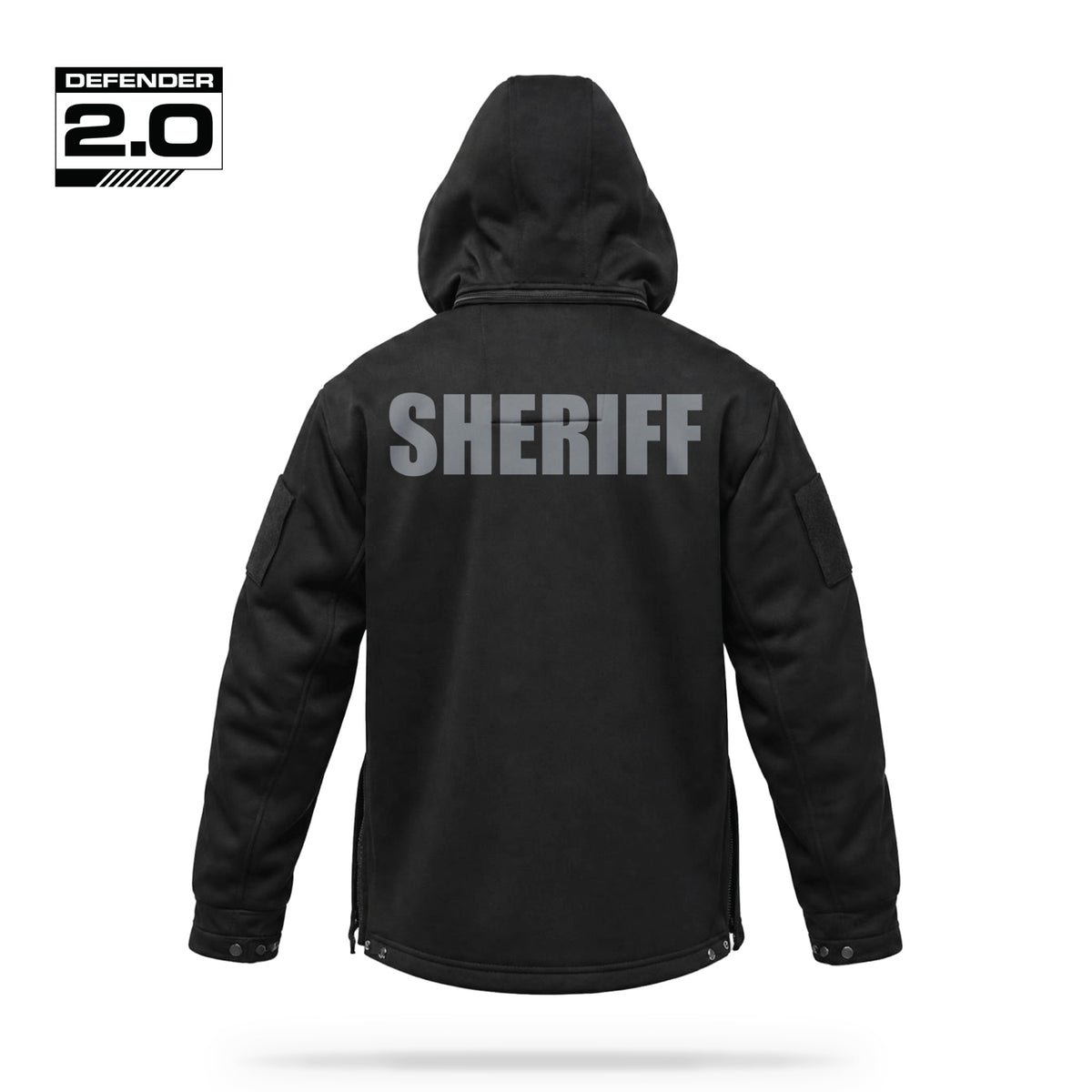 [SHERIFF] Tactical Defender Jacket [BLK/GRY]-13 Fifty Apparel