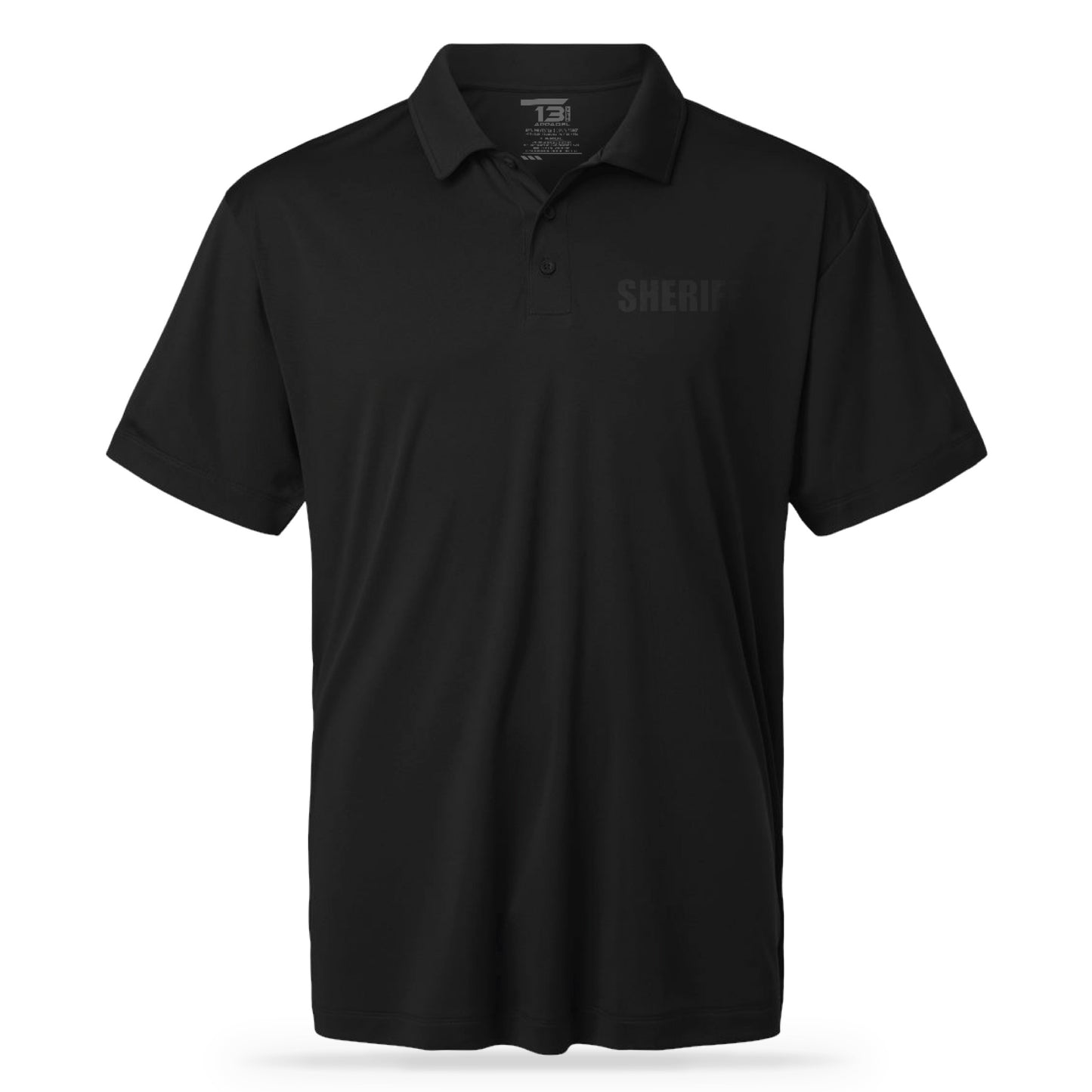 [SHERIFF] UTILITY POLO [BLK/BLK] 13 Fifty Apparel 