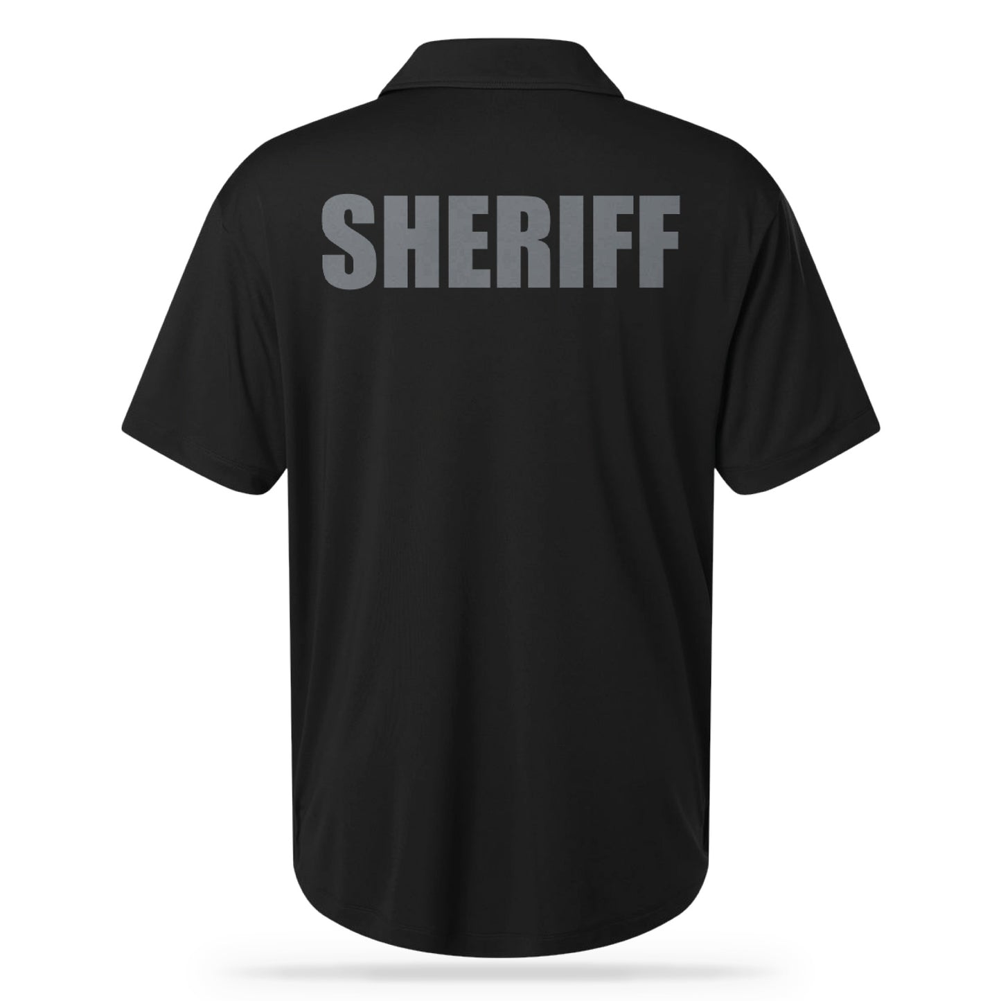 [SHERIFF] UTILITY POLO [BLK/GRY]-13 Fifty Apparel