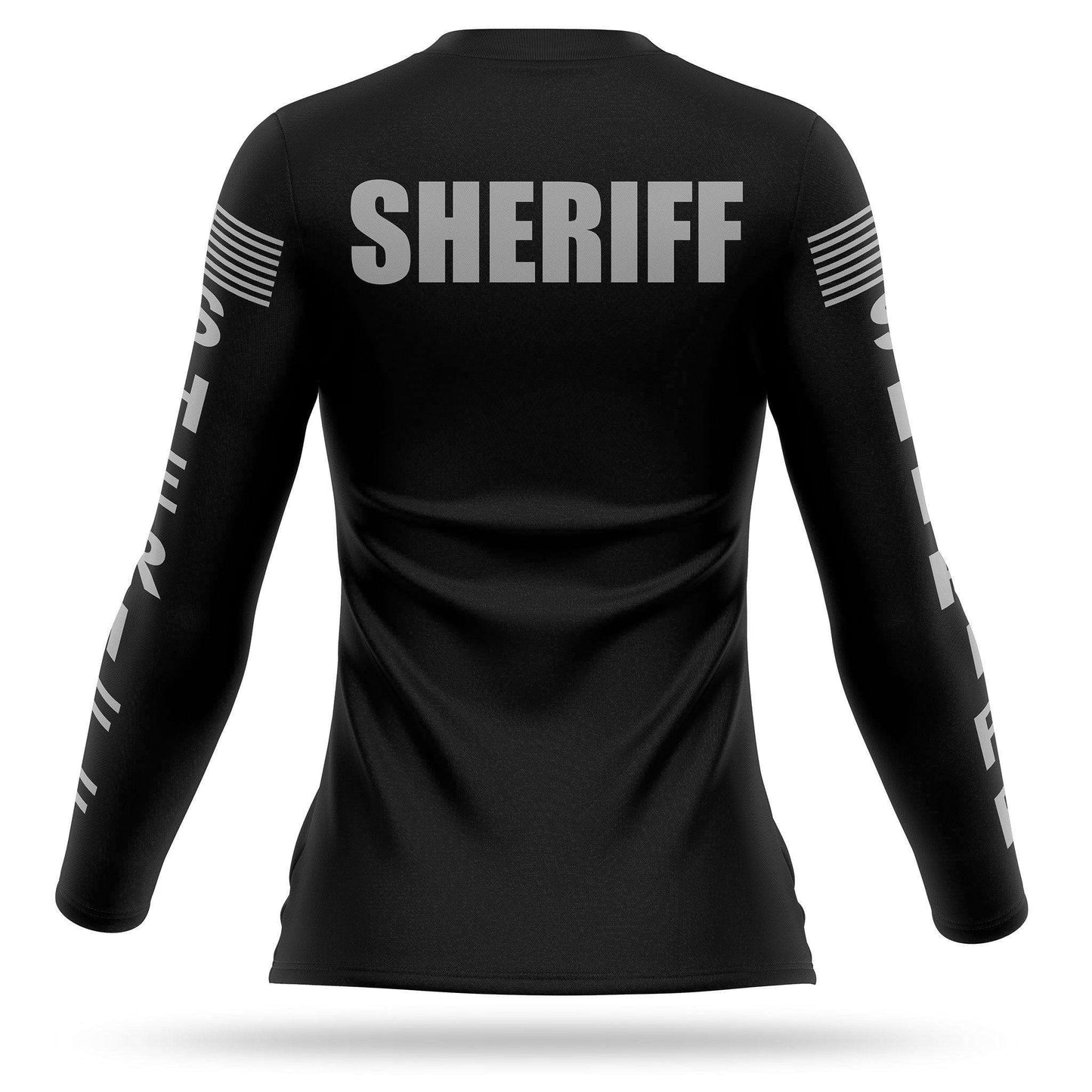 [SHERIFF] Women's Performance Long Sleeve [BLK/GRY]-13 Fifty Apparel