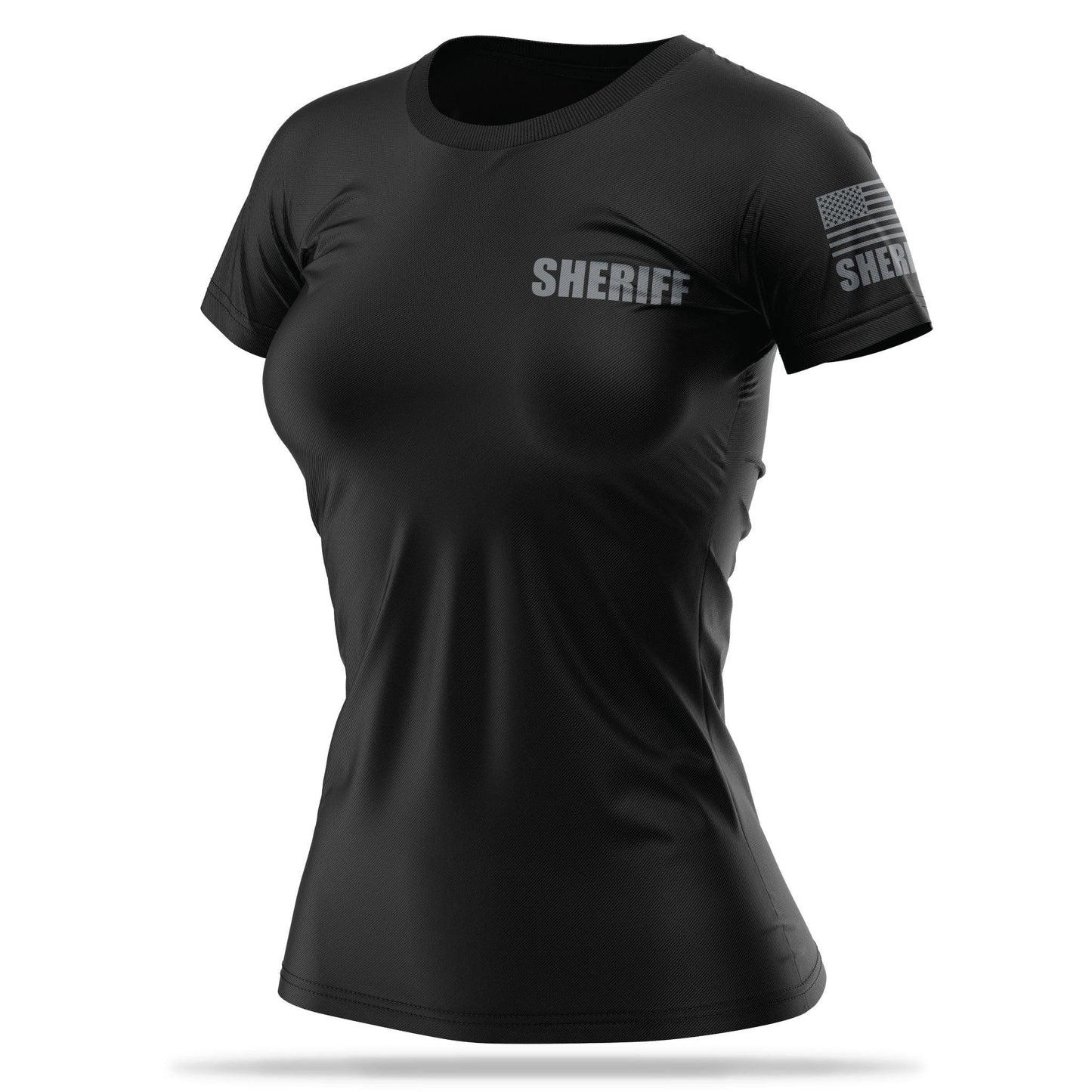 [SHERIFF] Women's Utility Shirt [BLK/GRY]-13 Fifty Apparel