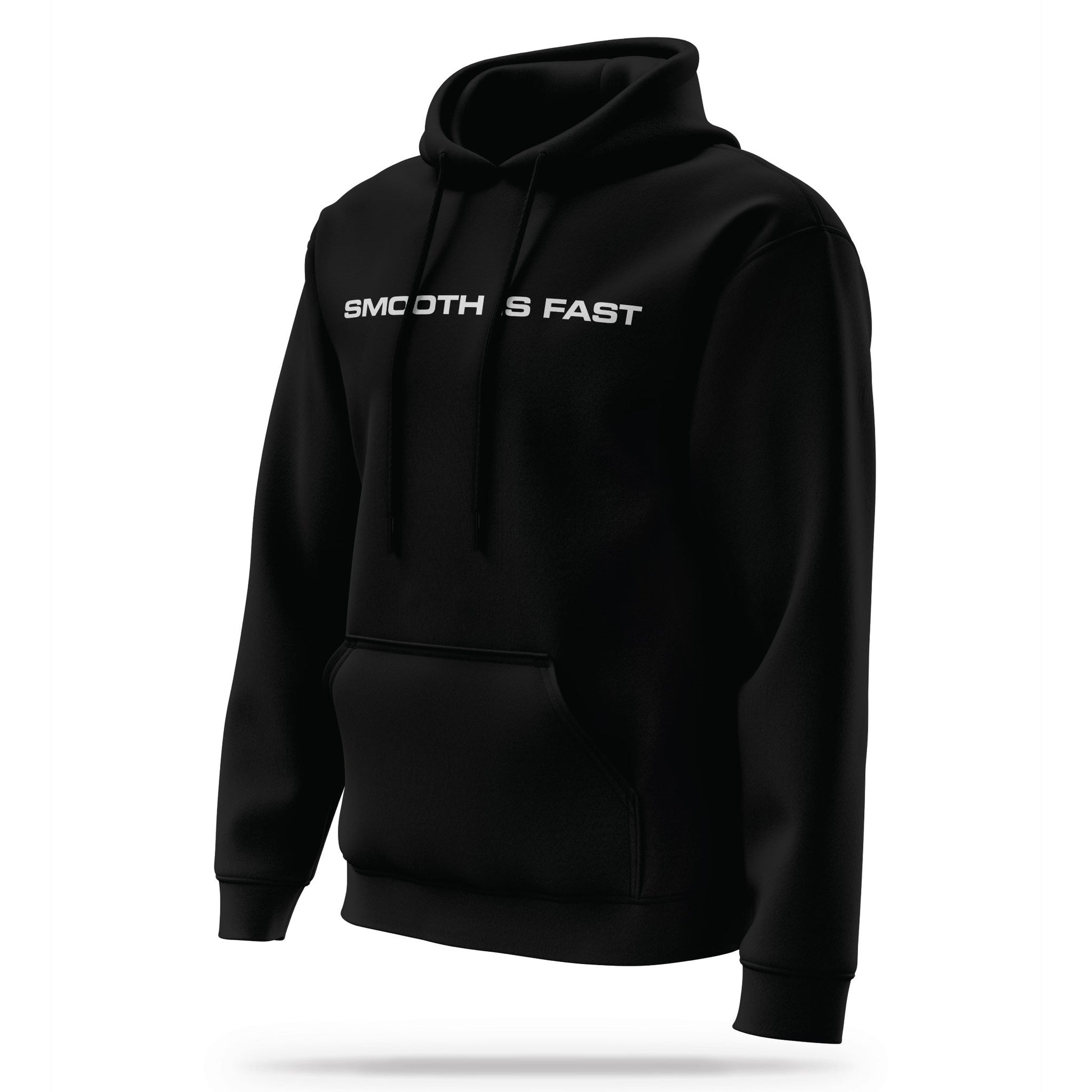 [SMOOTH IS FAST] Performance Hoodie 2.0 [BLK/WHT]-13 Fifty Apparel