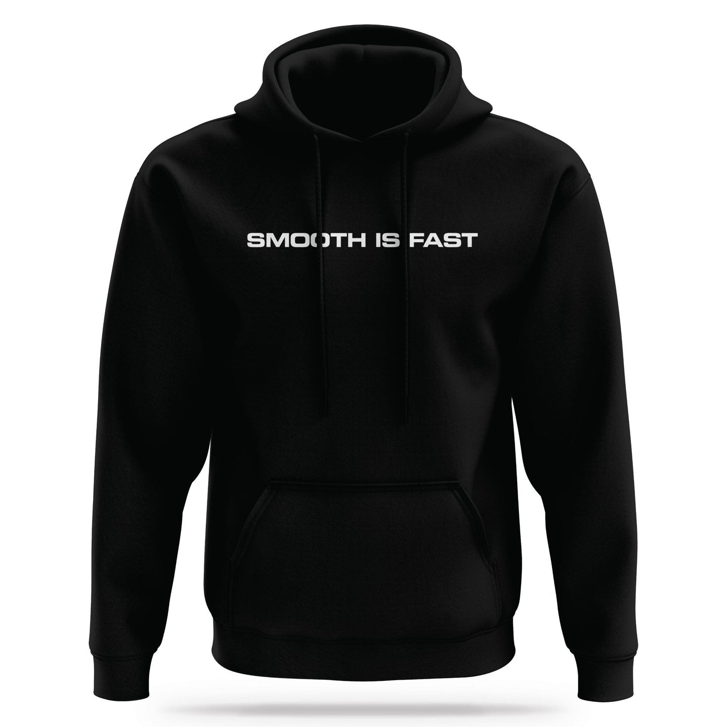 [SMOOTH IS FAST] Performance Hoodie 2.0 [BLK/WHT]-13 Fifty Apparel