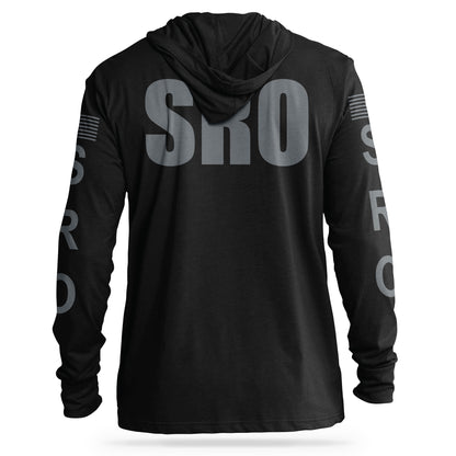 [SRO] Cotton Hooded Tee [BLK/GRY]-13 Fifty Apparel