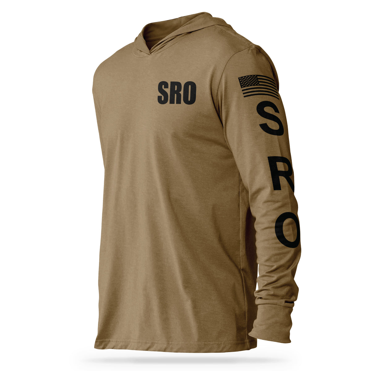 [SRO] Cotton Hooded Tee [CYT/BLK]-13 Fifty Apparel