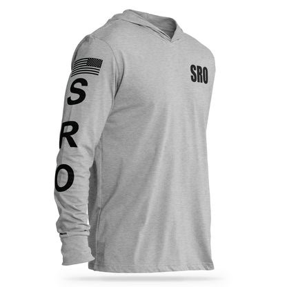 [SRO] Cotton Hooded Tee [GRY/BLK]-13 Fifty Apparel