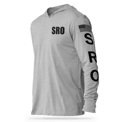 [SRO] Cotton Hooded Tee [GRY/BLK]-13 Fifty Apparel