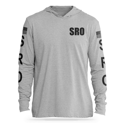 [SRO] Cotton Hooded Tee [GRY/BLK]-13 Fifty Apparel