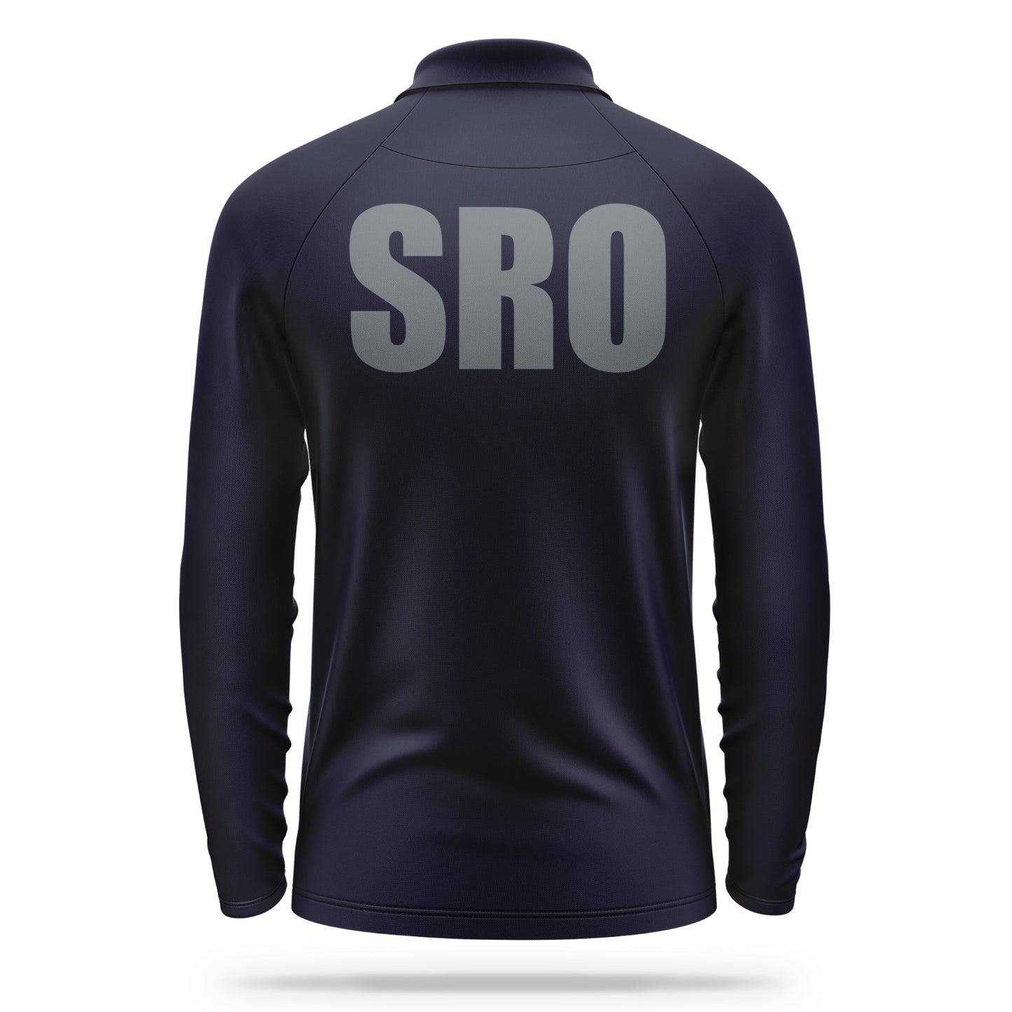 [SRO] Men's Performance Polo Long Sleeve [NVY/GRY]-13 Fifty Apparel