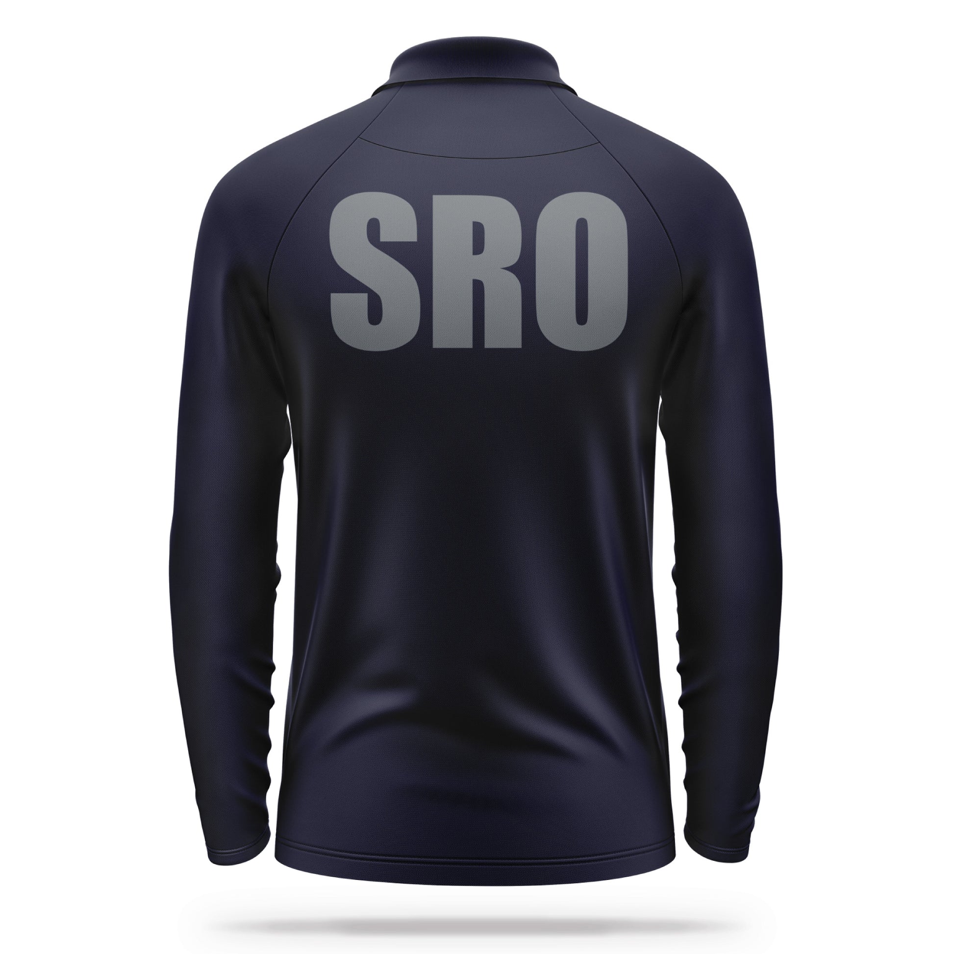 [SRO] Men's Performance Polo Long Sleeve [NVY/GRY]-13 Fifty Apparel