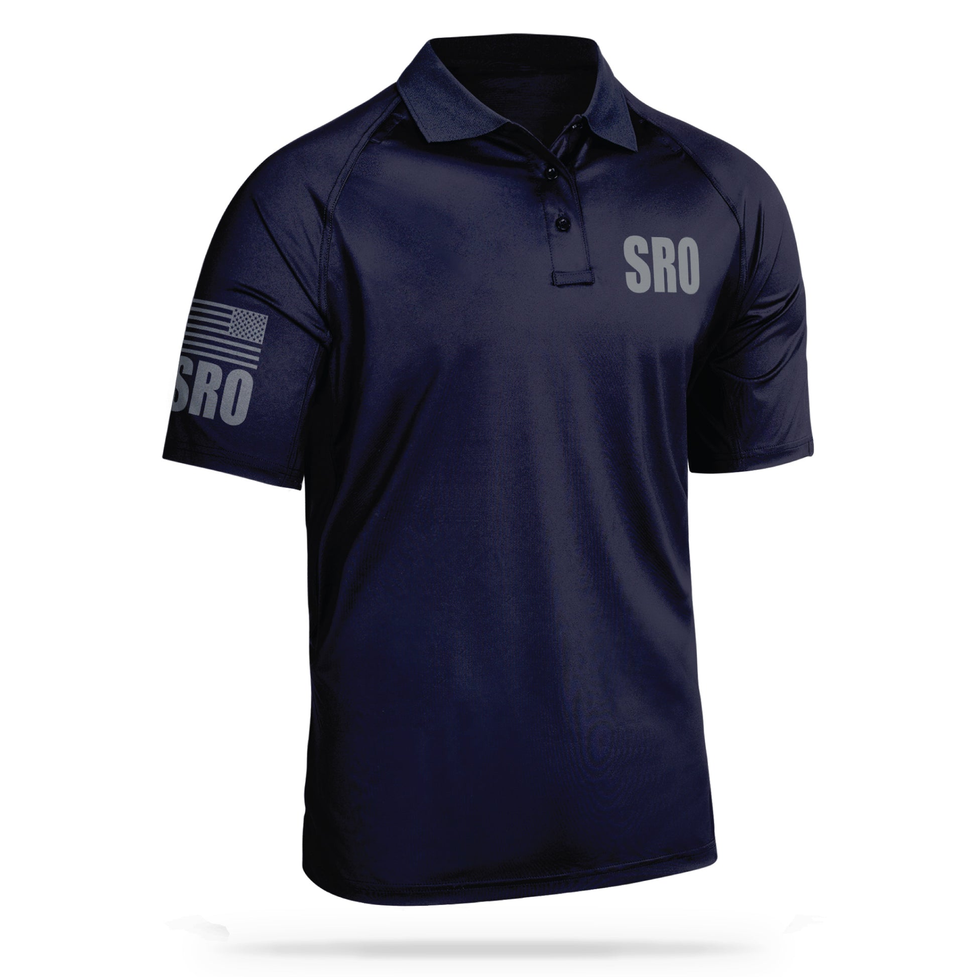 [SRO] Men's Performance Polo [NVY/GRY] 13 Fifty Apparel 