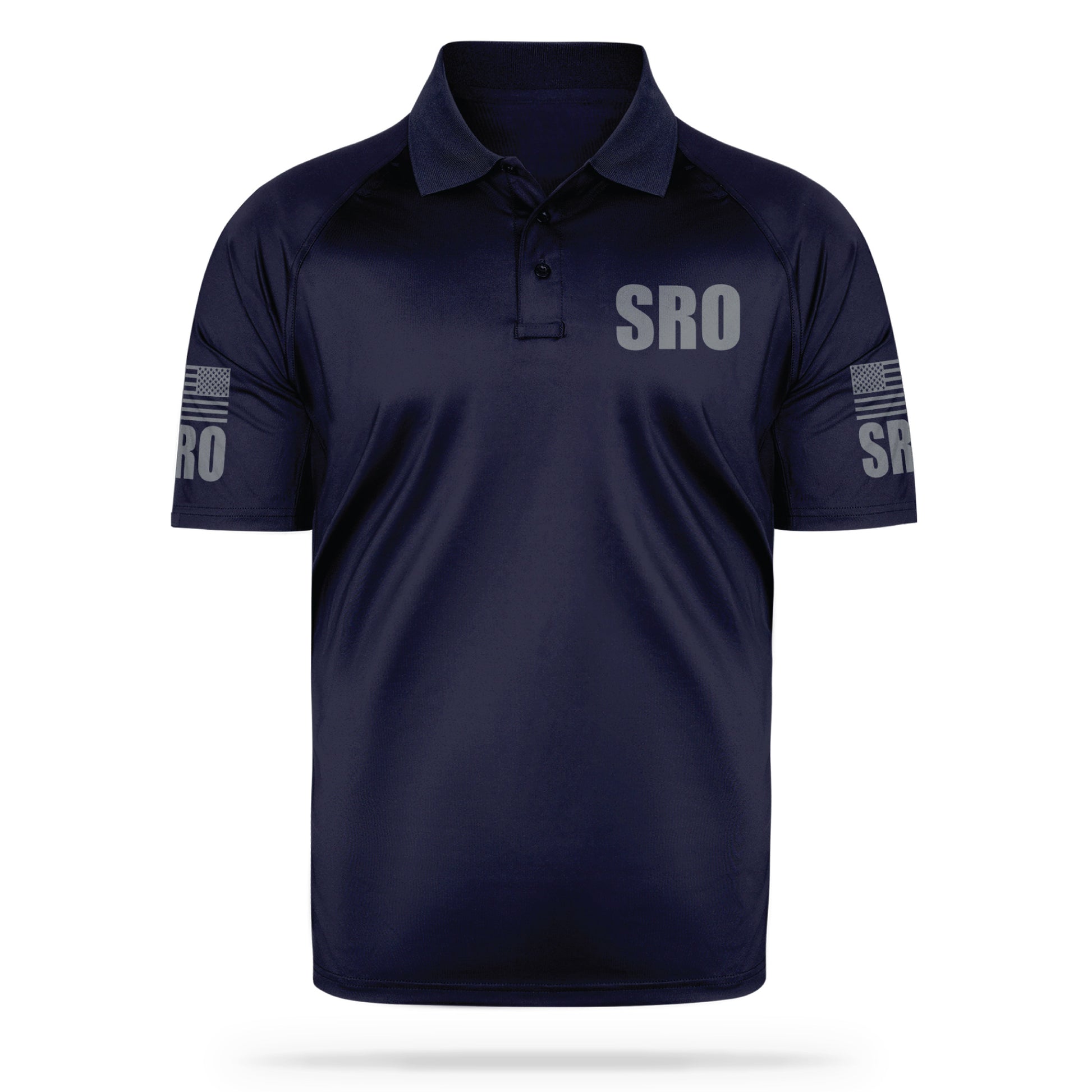 [SRO] Men's Performance Polo [NVY/GRY] 13 Fifty Apparel 